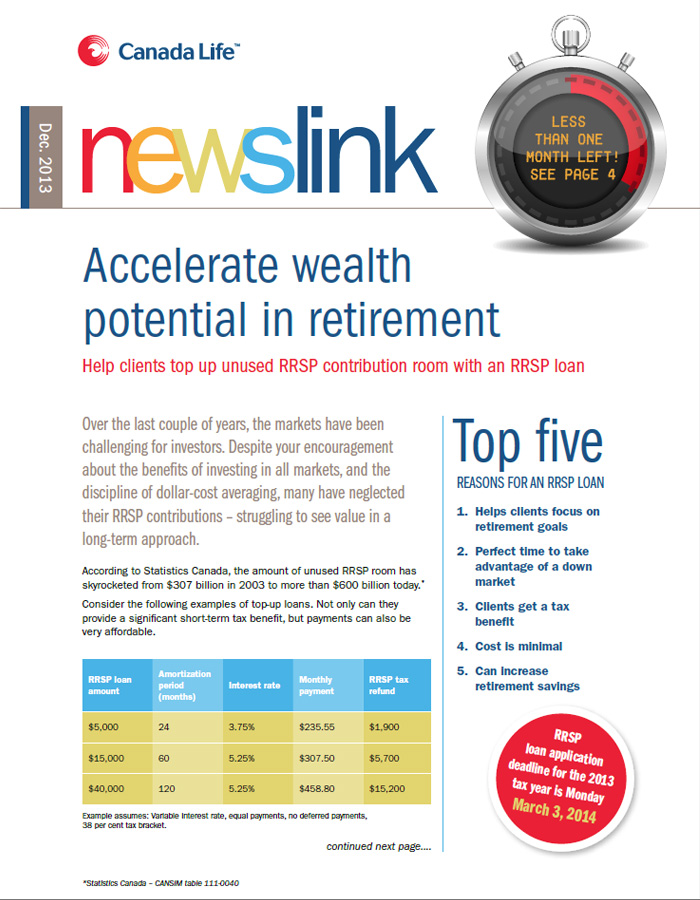 Canada Life Newslink - December Canada Life Newslink - December